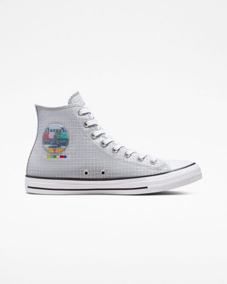 Zapatillas Altas Converse Chuck Taylor All Star Color Grid Mujer Gris Multicolor | PE 45W87E